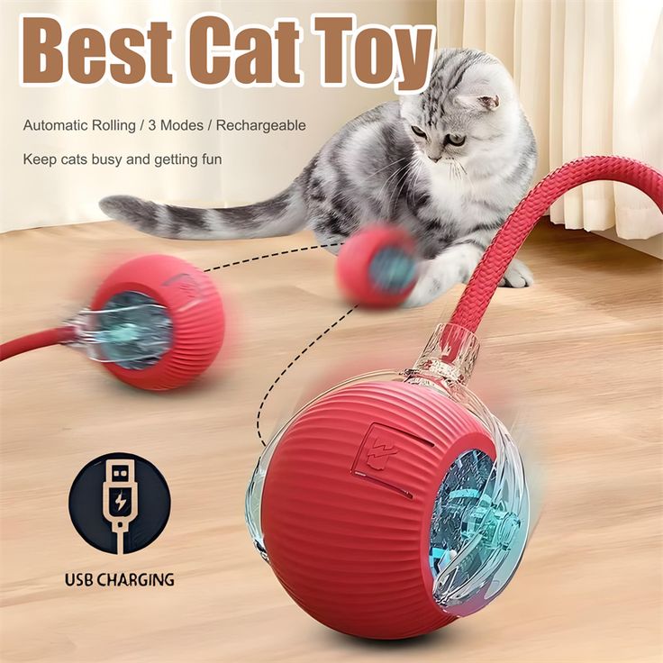 Smart Rolling Cat Ball